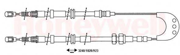 BENDIX 432902B Трос, стояночная тормозная система