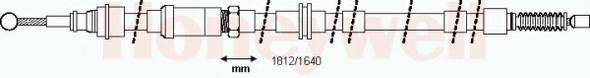 BENDIX 432923B Трос, стояночная тормозная система