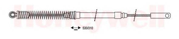 BENDIX 432989B Трос, стояночная тормозная система