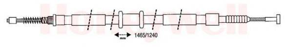 BENDIX 432991B Трос, стояночная тормозная система