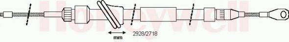 BENDIX 433020B Трос, стояночная тормозная система