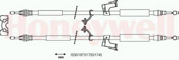 BENDIX 433109B Трос, стояночная тормозная система