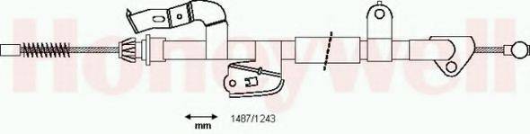 BENDIX 433141B Трос, стояночная тормозная система