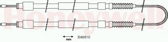 BENDIX 433173B Трос, стояночная тормозная система