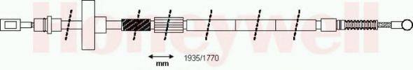 BENDIX 433183B Трос, стояночная тормозная система