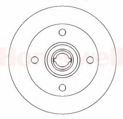 BENDIX 561093B Тормозной диск