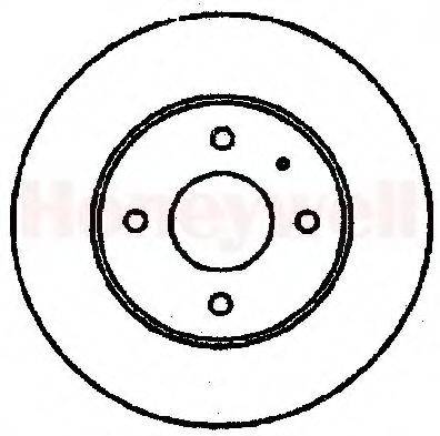 BENDIX 561126B Тормозной диск