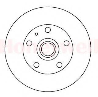 BENDIX 561305B Тормозной диск