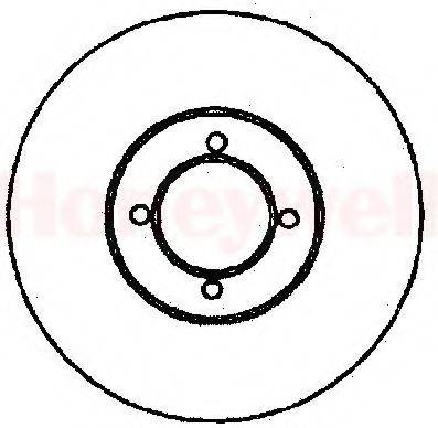 BENDIX 561318B Тормозной диск