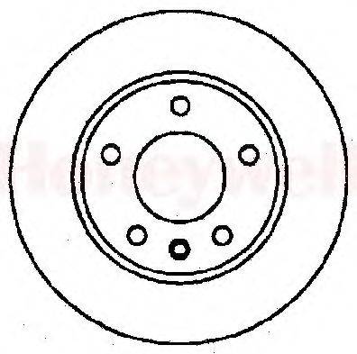 BENDIX 561407B Тормозной диск