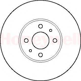 BENDIX 561517B Тормозной диск