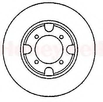 BENDIX 561579B Тормозной диск