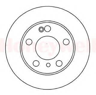 BENDIX 561684B Тормозной диск