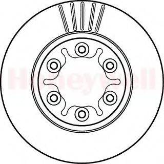 BENDIX 561798B Тормозной диск