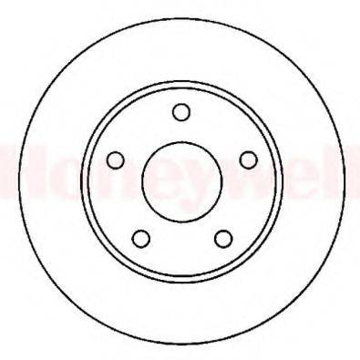 BENDIX 561862B Тормозной диск