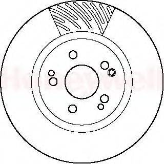 BENDIX 561878B Тормозной диск