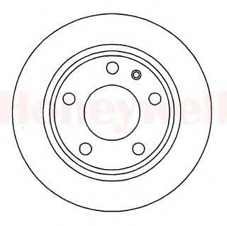 BENDIX 561989B Тормозной диск