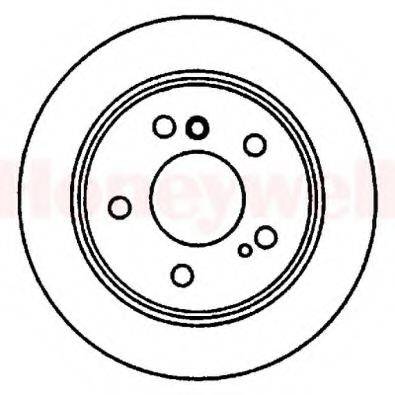 BENDIX 561990B Тормозной диск