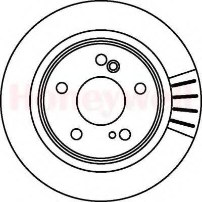 BENDIX 562037B Тормозной диск