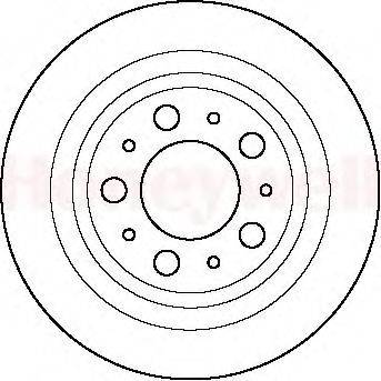 BENDIX 562087B Тормозной диск