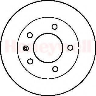 BENDIX 562120B Тормозной диск