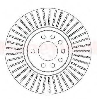 BENDIX 562294B Тормозной диск