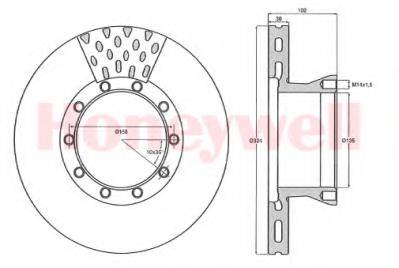 BENDIX 567401B Тормозной диск