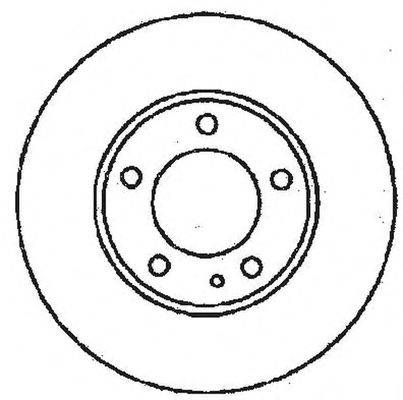 BENDIX 561264B Тормозной диск