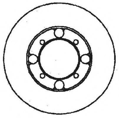 BENDIX 561288B Тормозной диск