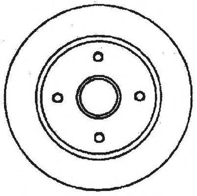 BENDIX 561447B Тормозной диск