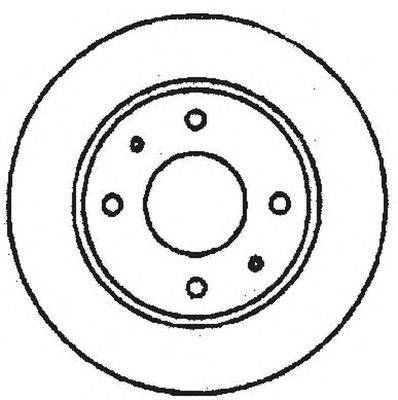 BENDIX 561658B Тормозной диск