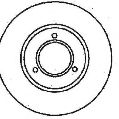 BENDIX 561221B Тормозной диск