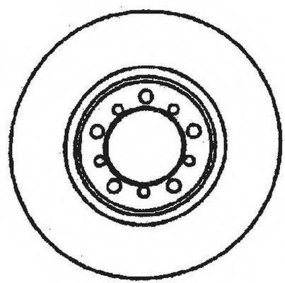 BENDIX 561283B Тормозной диск