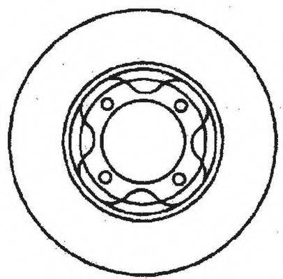 BENDIX 561395B Тормозной диск