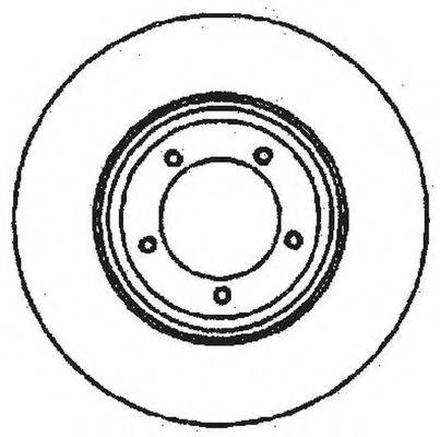 BENDIX 561121B Тормозной диск