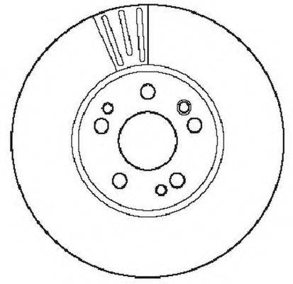 BENDIX 561573B Тормозной диск