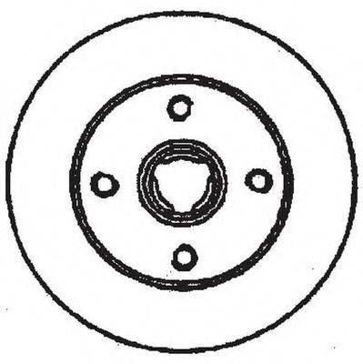 BENDIX 561620B Тормозной диск