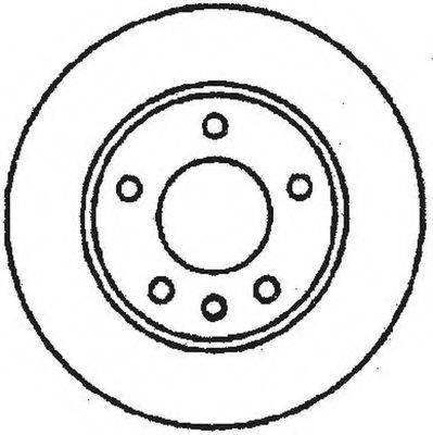 BENDIX 561652B Тормозной диск