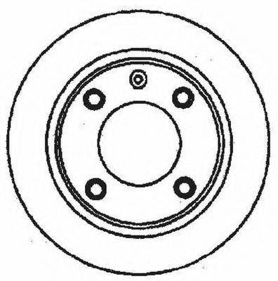 BENDIX 561704B Тормозной диск