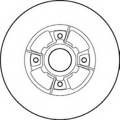 BENDIX 561968B Тормозной диск