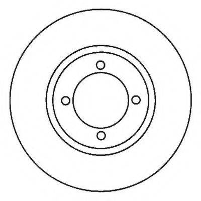 BENDIX 561986B Тормозной диск