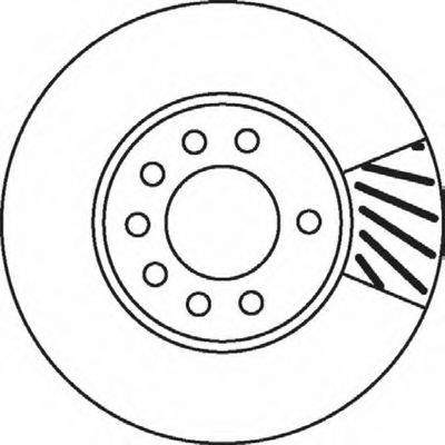 BENDIX 562070B Тормозной диск