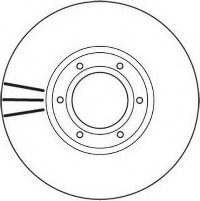 BENDIX 562105B Тормозной диск