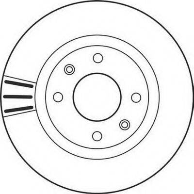 BENDIX 562128B Тормозной диск