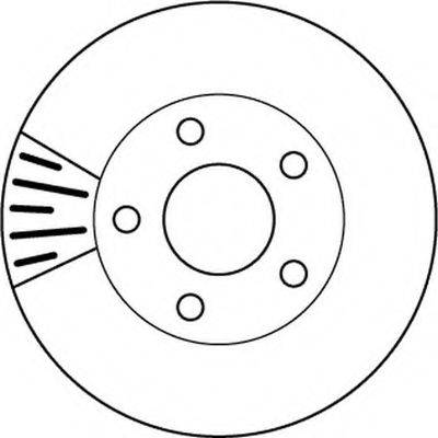 BENDIX 562160B Тормозной диск