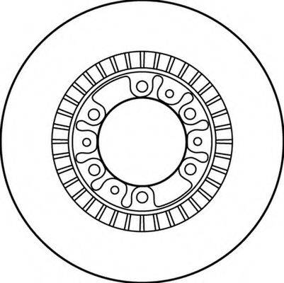 BENDIX 562203B Тормозной диск