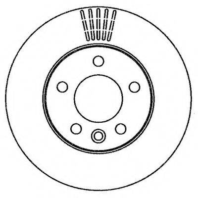 BENDIX 562262B Тормозной диск