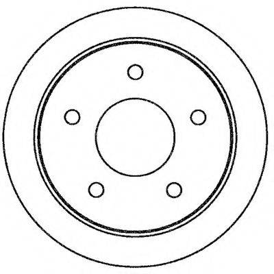 BENDIX 562264B Тормозной диск