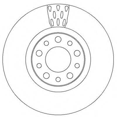 BENDIX 562299B Тормозной диск