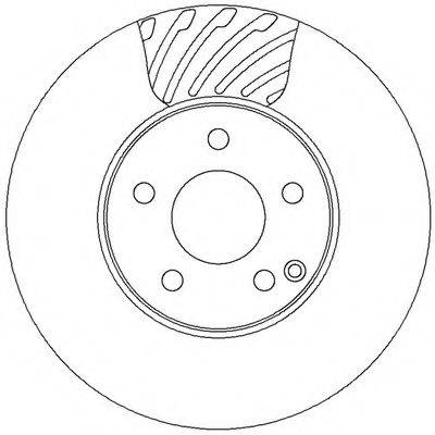 BENDIX 562333B Тормозной диск